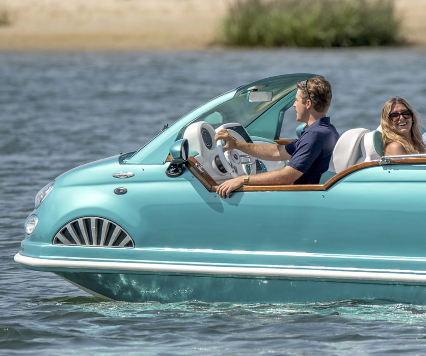 16’ 2024 Fiat 500 Water Taxi/Tubing Car Boat