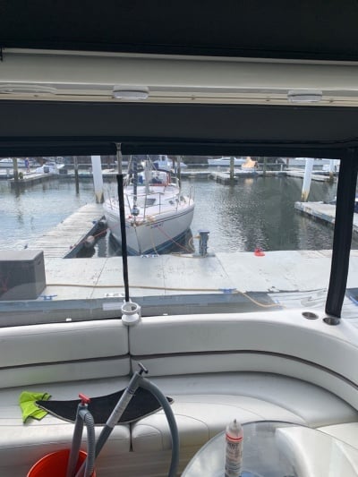 Yacht 59 cockpit