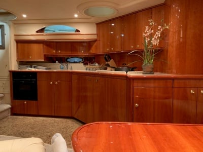 Yacht 59 galley