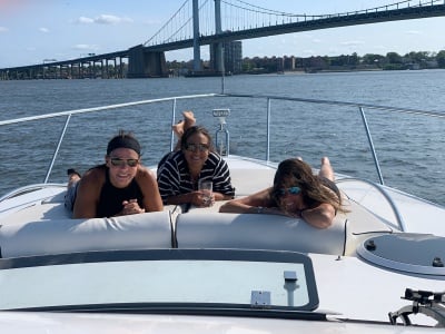 Yacht 59-sunbathing on foredeck