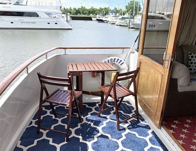 Yacht 79 aft deck