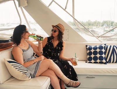 Yacht 79 top deck amidship