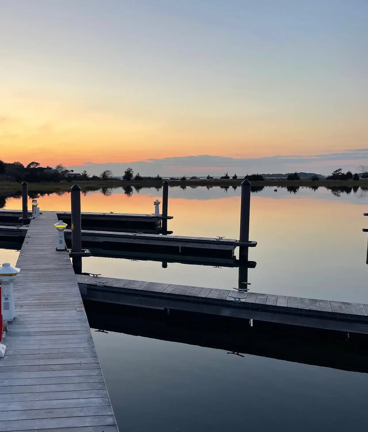 Empty-Marina-Docks-at-Sunset