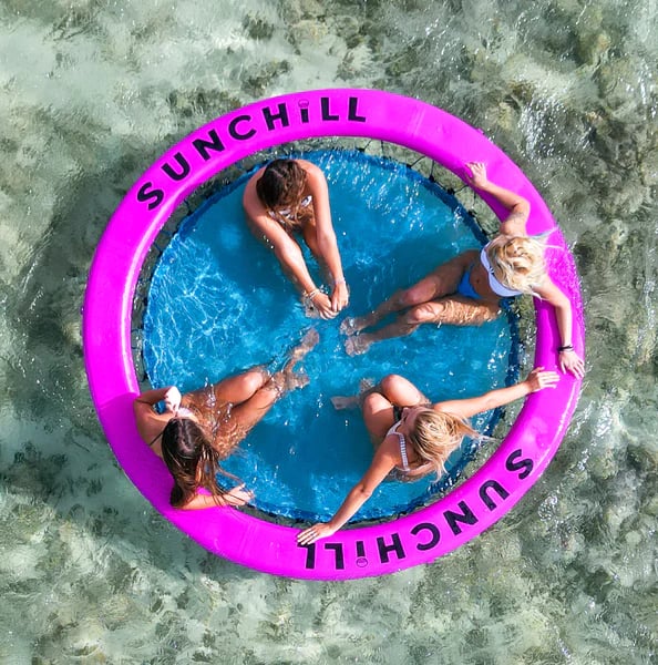 All charters come with a complimentary sunchill floating lily pad! 
