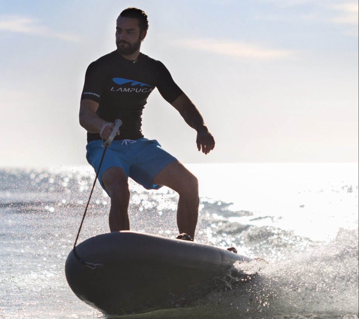 Electric Surfboard in the Hamptons