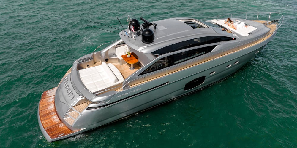 62' Pershing + Seabobs and 26' Mastercraft Tie-Up (25 Guests)