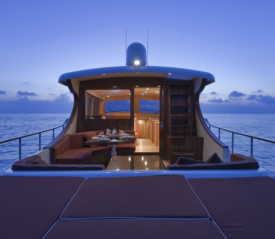 onboard yacht