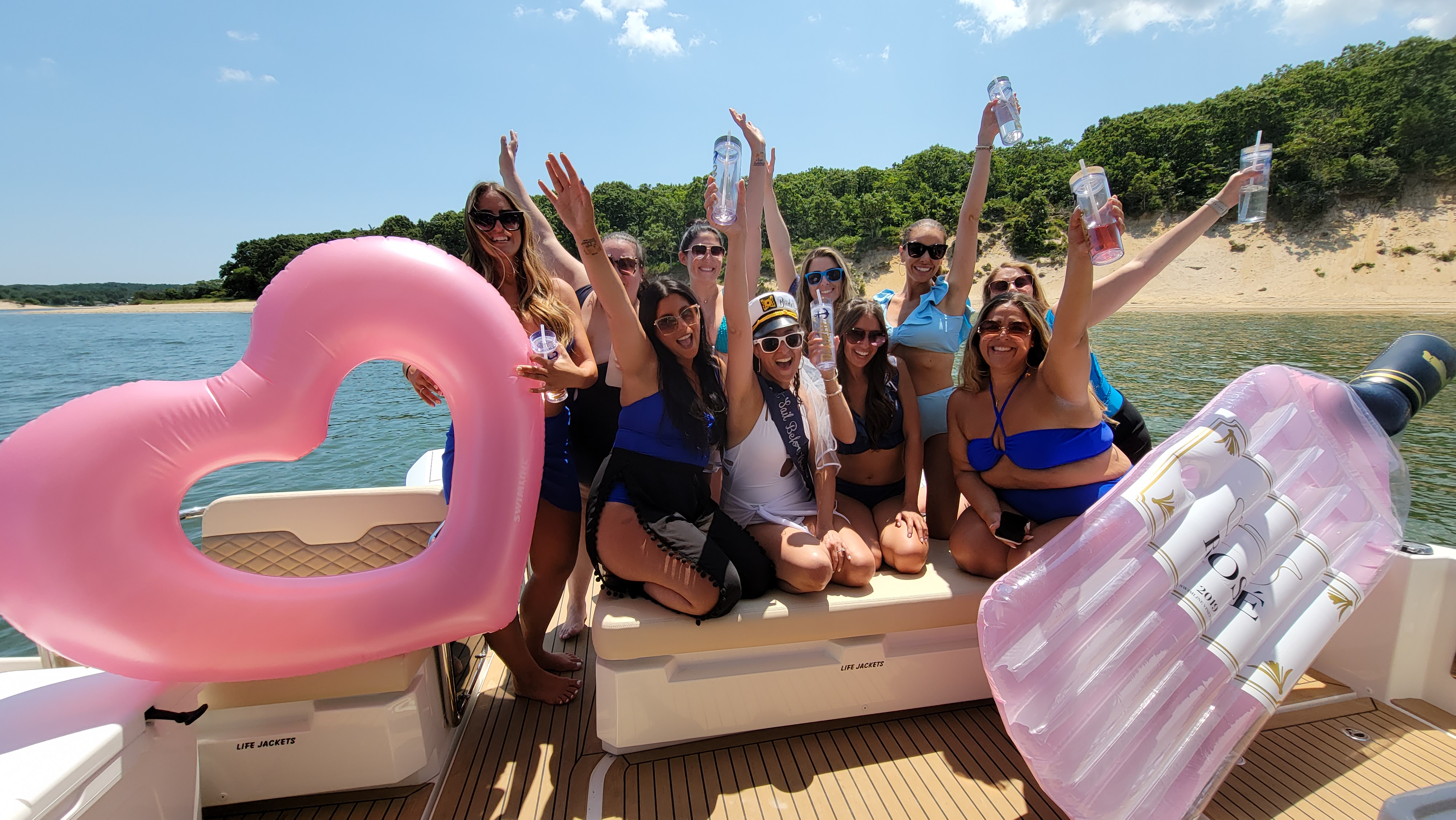 Have your Bachelorette Party With Yacht Hampton