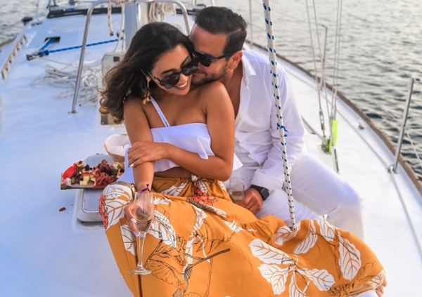 Engagement on Yacht Hampton Yacht